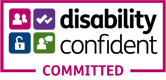 Logo: Disability Confident Committed