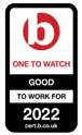 Logo: One to Watch - Good to work for 2022